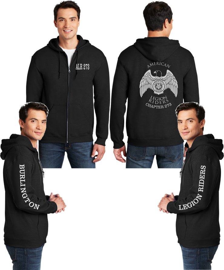 LR-273 Reflective Ful Zip Hoodie