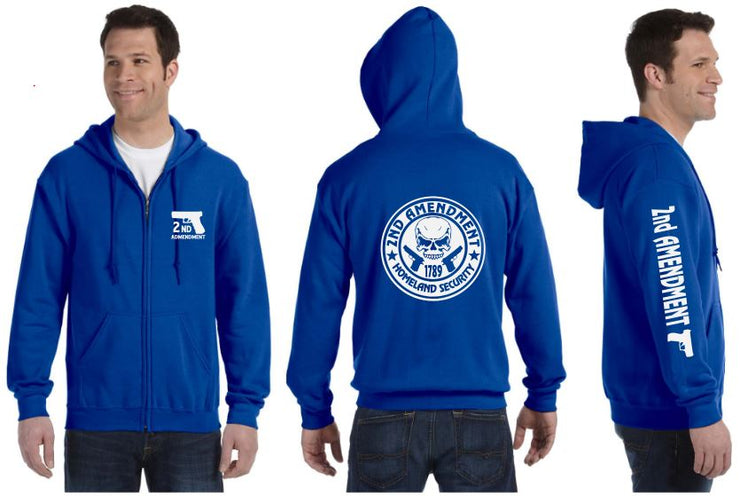 2nd Amendment Reflective Hoodie - Zippered