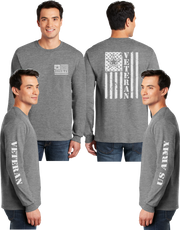 Army Veteran Flag Reflective Long Sleeve - Dry Blend