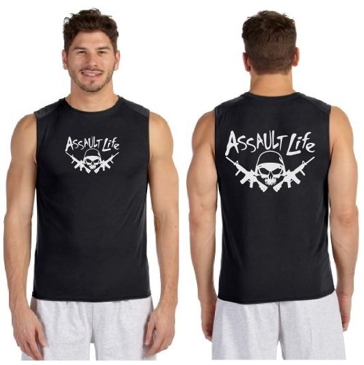 Assault Life Reflective Sleeveless - 100% Polyester