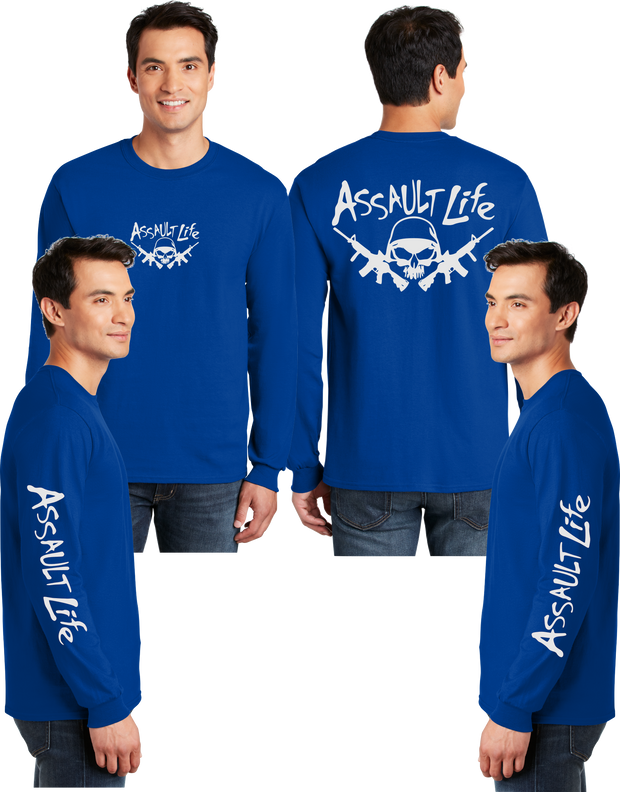 Assault Life Reflective Long Sleeve - 100% Cotton