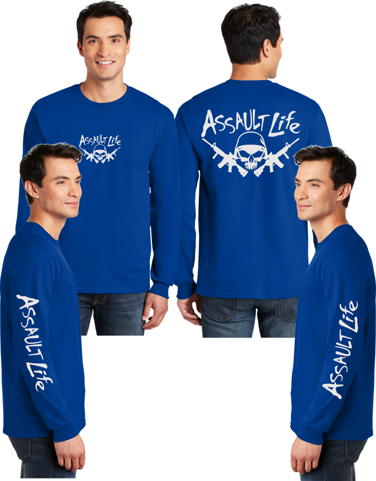 Assault Life Reflective Long Sleeve - 100% Cotton