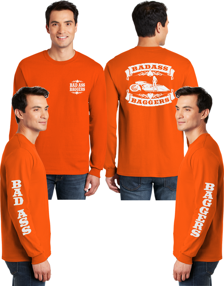 Bad Ass Bagger Reflective Long Sleeve - 100% Cotton