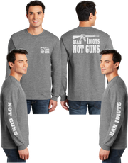 Ban Idiots Reflective Long Sleeve - 100% Polyester