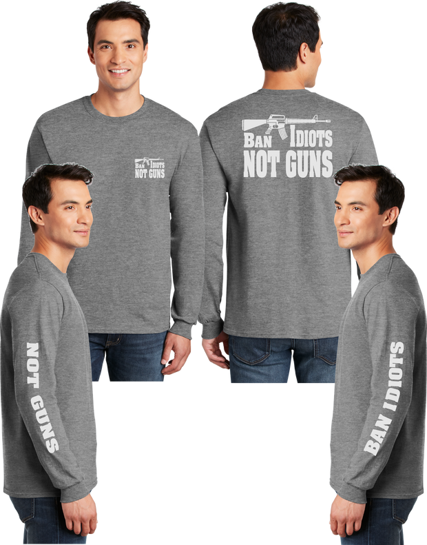 Ban Idiots Reflective Long Sleeve - Dry Blend