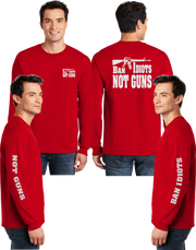 Ban Idiots Reflective Long Sleeve - 100% Cotton