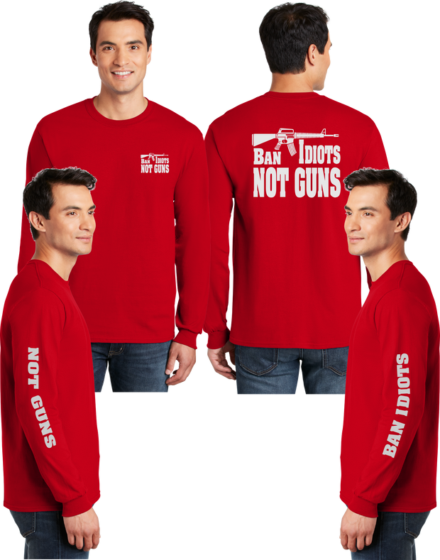 Ban Idiots Reflective Long Sleeve - Dry Blend