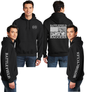 Battlefield Flag Bagger - Reflective Pullover Hoodie