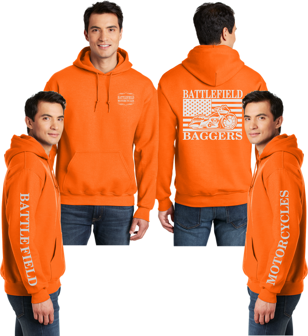 Battlefield Flag Bagger - Reflective Pullover Hoodie