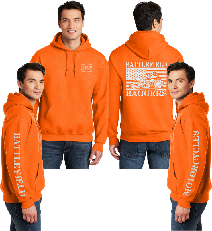 Battlefield Flag Bagger - Reflective Pullover Hoodie