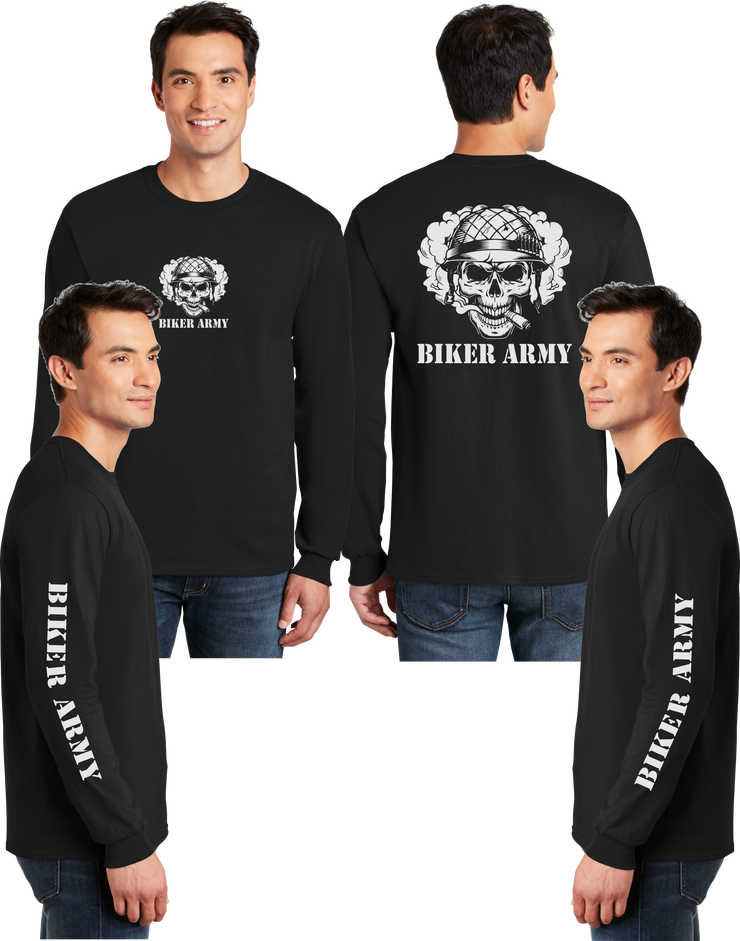 Biker Army Reflective Long Sleeve - Dry Blend