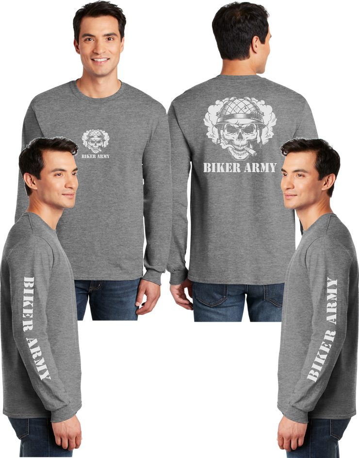 Biker Army Reflective Long Sleeve - 100% Polyester