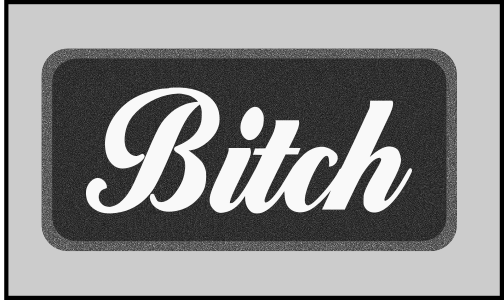 2 x 4 inch Patch - Bitch