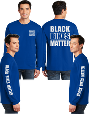 Black Bikes Matter Reflective Long Sleeve - 100% Cotton