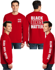 Black Bikes Matter Reflective Long Sleeve - 100% Polyester