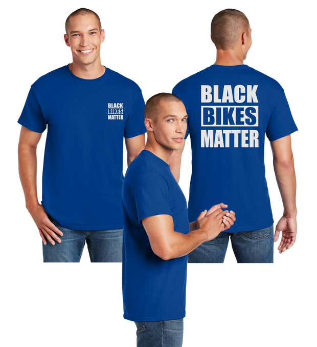 Black Bikes Matter Reflective Tee - Dry Blend