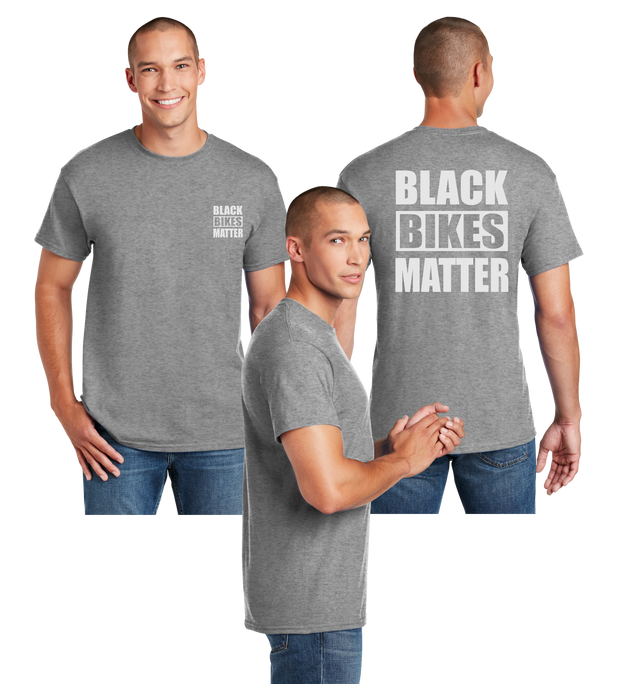 Black Bikes Matter Reflective Tee - Dry Blend