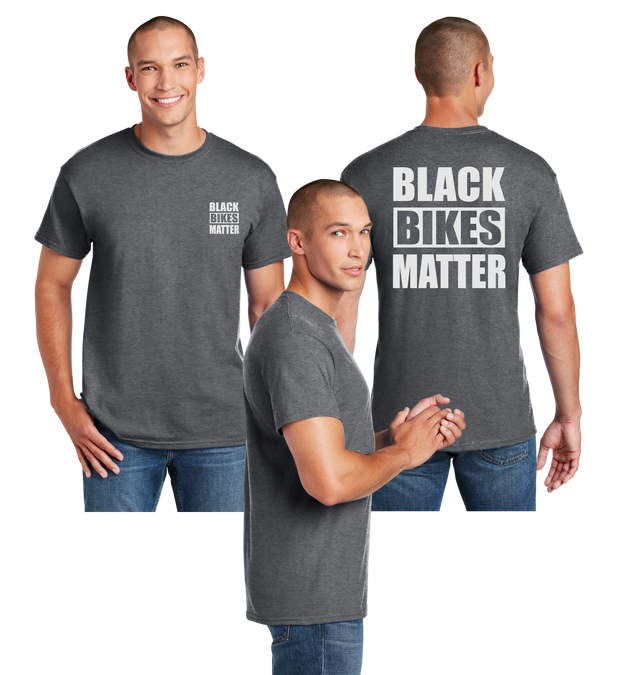 Black Bikes Matter Reflective Tee - Dry Blend