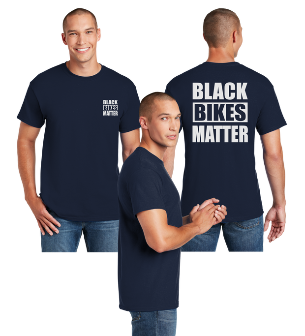 Black Bikes Matter Reflective Tee - Dry Blend