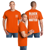 Black Bikes Matter Reflective Tee - 100% Cotton
