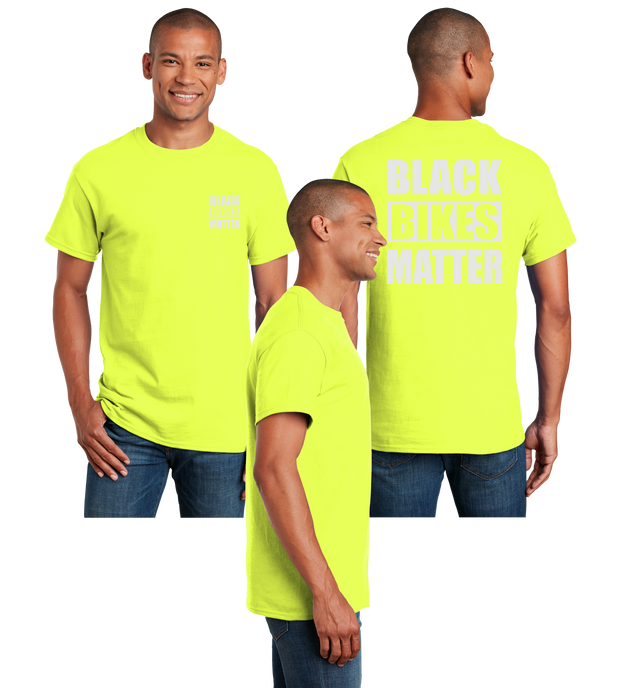 Black Bikes Matter Reflective Tee - Dry Blend