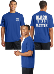 Black Bikes Matter Reflective Tee - 100% Polyester