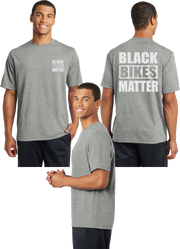 Black Bikes Matter Reflective Tee - 100% Polyester