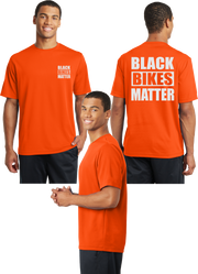 Black Bikes Matter Reflective Tee - 100% Polyester