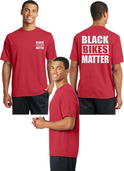 Black Bikes Matter Reflective Tee - 100% Polyester