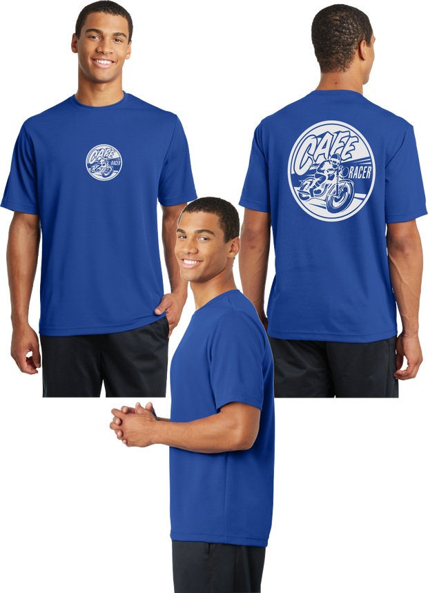 Cafe Racer Reflective Tee - 100% Polyester