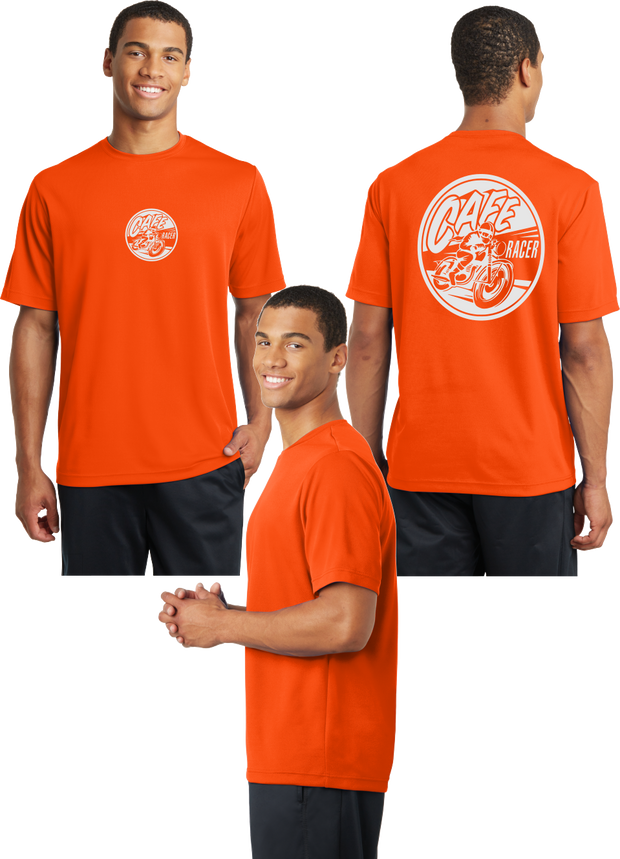 Cafe Racer Reflective Tee - 100% Polyester