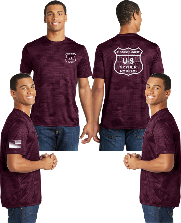 Space Coast - US Spyder Ryder Reflective Tee - Camo Poly