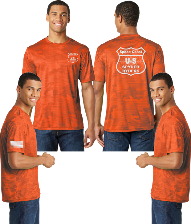 Space Coast - US Spyder Ryder Reflective Tee - Camo Poly