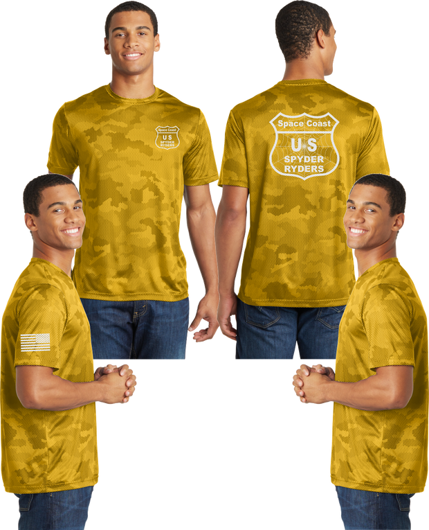 Space Coast - US Spyder Ryder Reflective Tee - Camo Poly