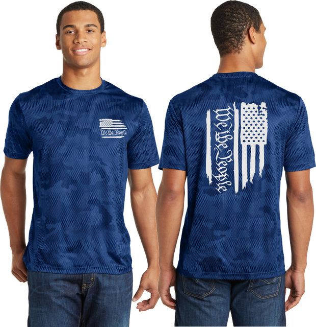 We the People - Reflective Tee - Camo Poly