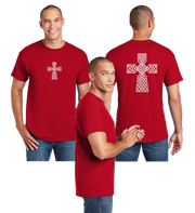 Celtic Cross Reflective Tee - 100% Cotton