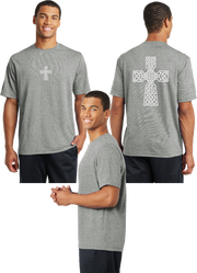 Celtic Cross Reflective Tee - 100% Polyester