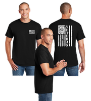 Coast Guard Veteran Flag Reflective Tee - Dry Blend