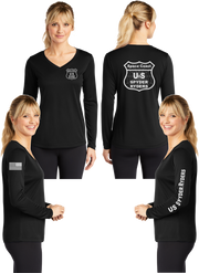 Space Coast - US SPYDER RIDERS V-Neck Long Sleeve - 100% Cotton