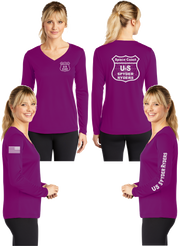 Space Coast - US SPYDER RIDERS V-Neck Long Sleeve - 100% Cotton