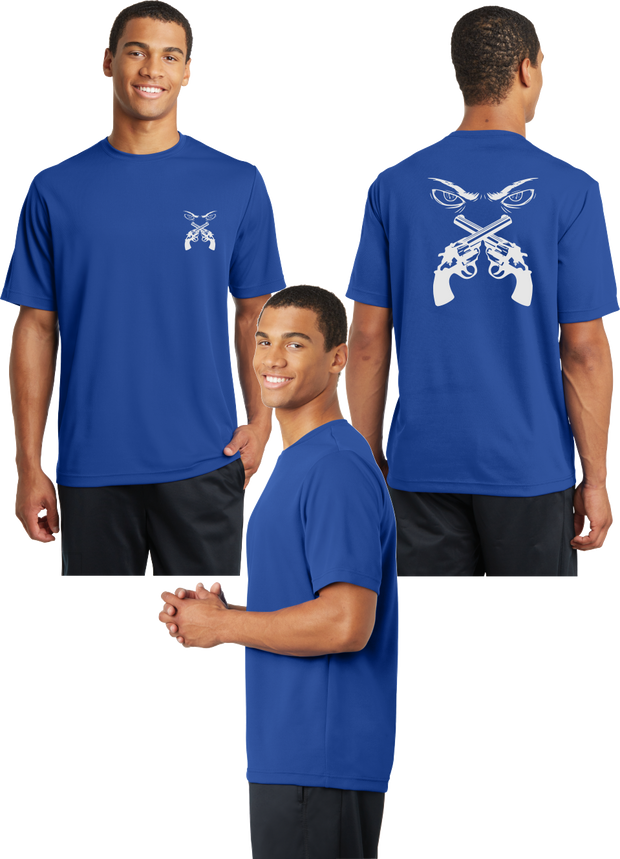 Cross Guns Eyes Reflective Tee - 100% Polyester