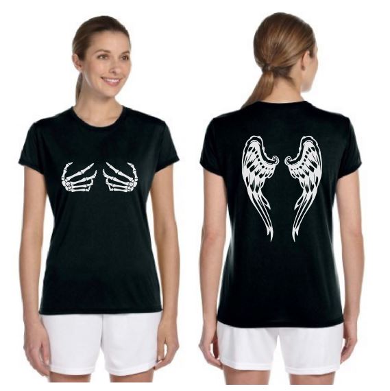 Dark Angel Reflective Tee - 100% Polyester