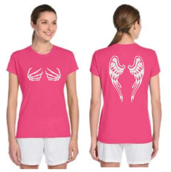 Dark Angel Reflective Tee - 100% Polyester