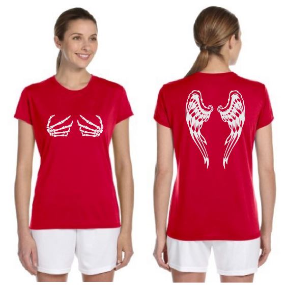 Dark Angel Reflective Tee - 100% Polyester