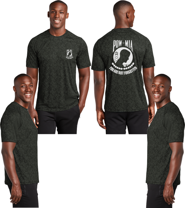 POW MIA Digi Camo Reflective Tee - 100% Polyester