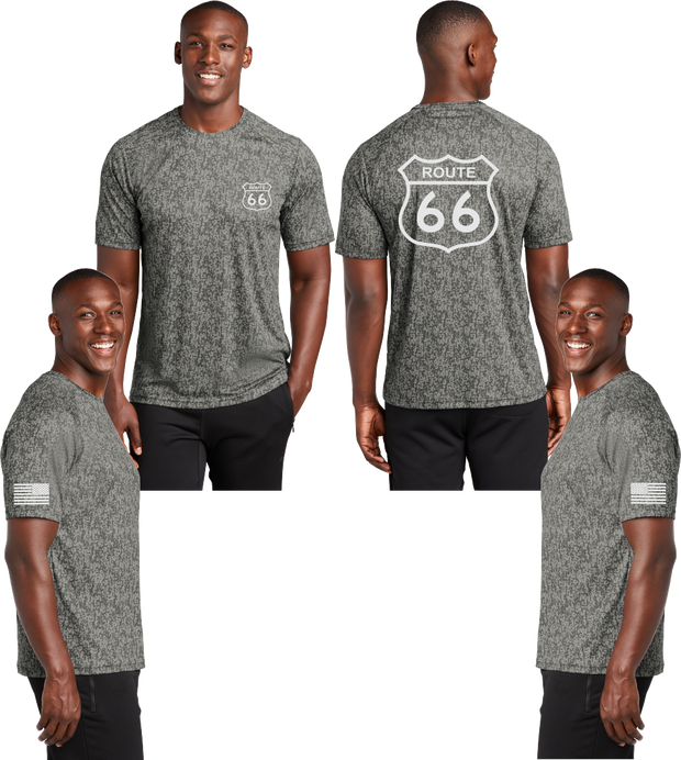 Route 66 Digi Camo Reflective Tee - 100% Polyester