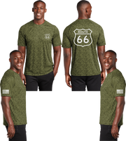 Route 66 Digi Camo Reflective Tee - 100% Polyester