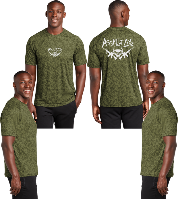 Assault Life Reflective Digi Camo Tee - 100% Polyester