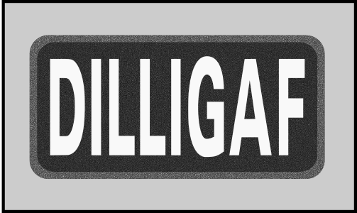 2 x 4 inch Patch - Dilligaf