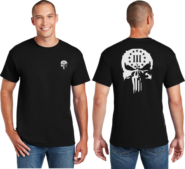 3 Percent (Punisher) - Reflective Tee - Dry Blend